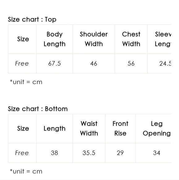 BTS SOWOOZOO Harumio PJ Top Free Size - Picture 8 of 8